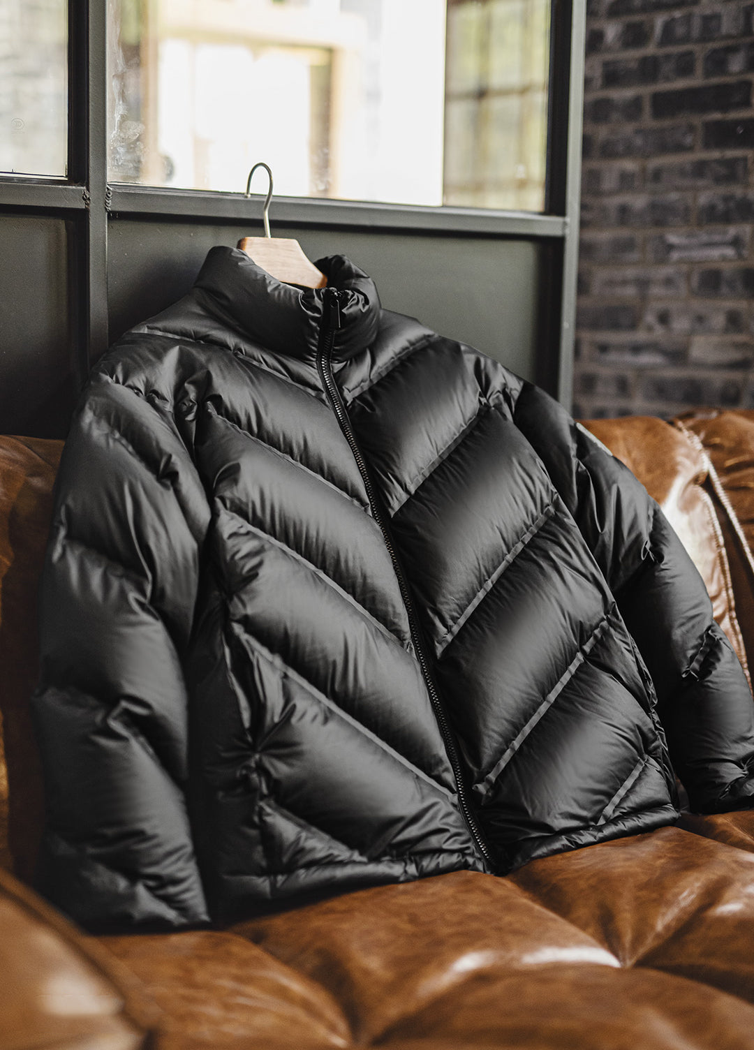American Matte Short Sealed Bread Warm Outerwear Drill-Proof Men's Jacket - Harmony Gallery