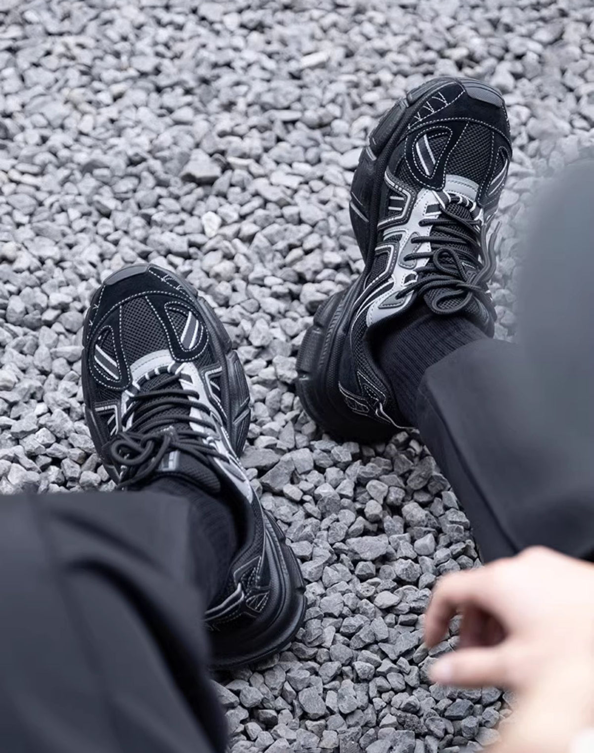 American Retro Thick-Soled Height-Enhancing Functional Men's Sports Shoes - Harmony Gallery