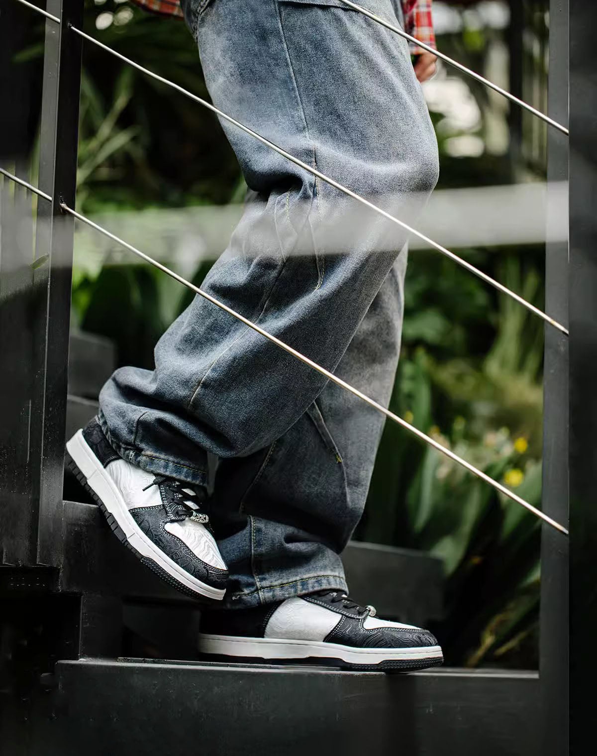 Panda Silk Skateboard Breathable Couple Sports Unisex Casual Shoes - Harmony Gallery