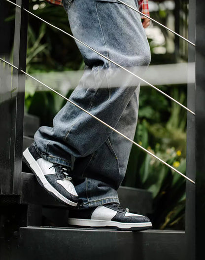 Panda Silk Skateboard Breathable Couple Sports Unisex Casual Shoes - Harmony Gallery
