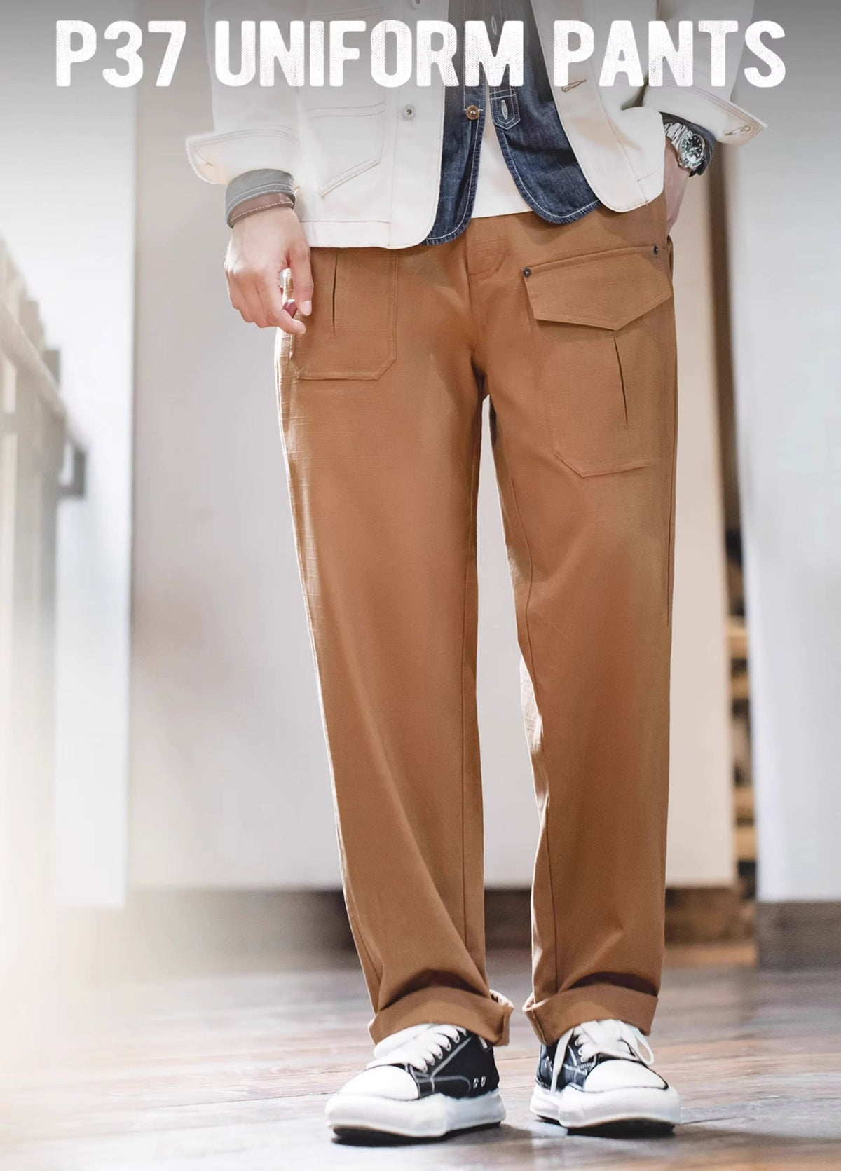 American Retro P37 Casual Tactical Military Men's Trousers - Harmony Gallery