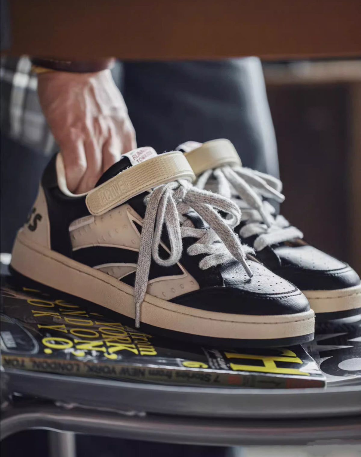 Retro Skateboard Sports Street Versatile Breathable Flat Men's Casual Shoes - Harmony Gallery