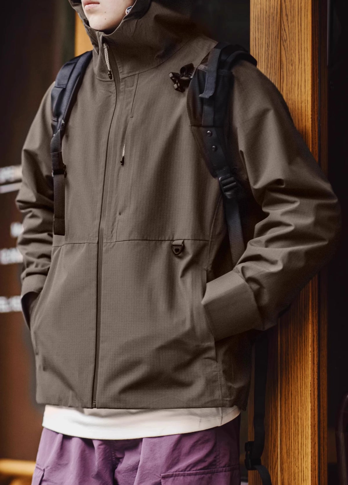 Mountaineering Outdoor Windproof Waterproof Hard Shell Hiking Men's Jacket - Harmony Gallery