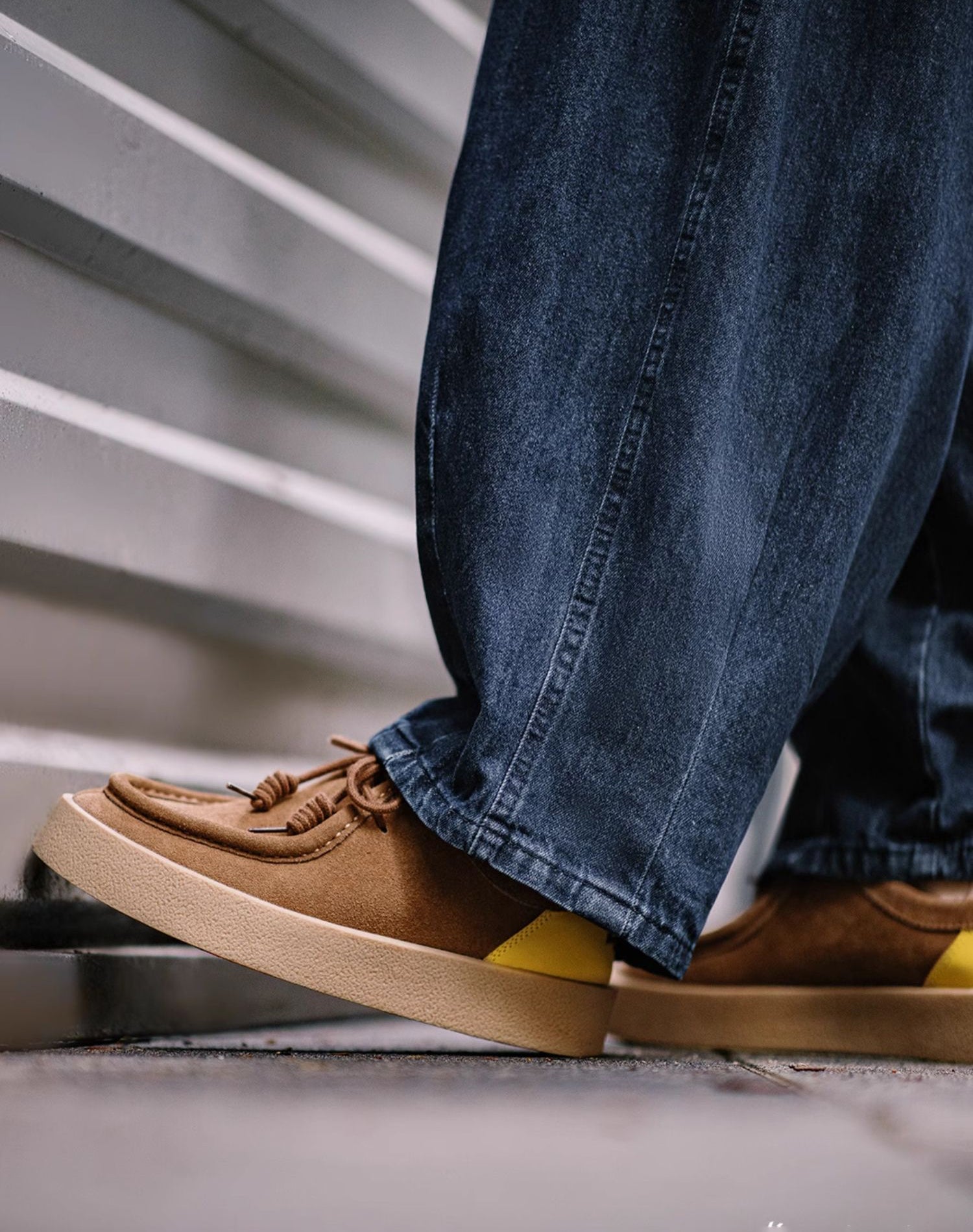 American Retro Thick-Soled Low-Top Suede Sport Men's Casual Shoes - Harmony Gallery