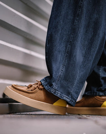 American Retro Thick-Soled Low-Top Suede Sport Men's Casual Shoes - Harmony Gallery