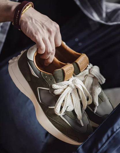 American Retro Dad Jogging High-End Versatile Casual Men's Sports Shoes - Harmony Gallery