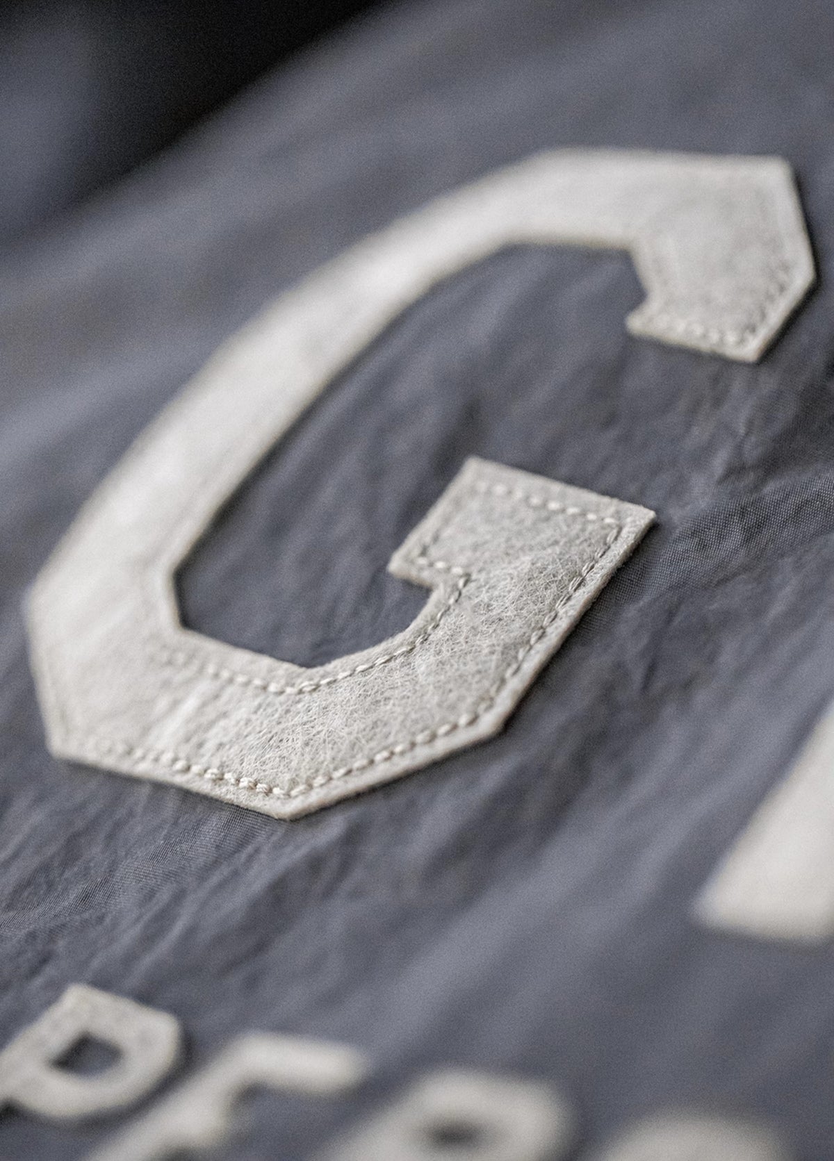 American Casual GRIT Baseball Uniform Patch Embroidered Gray Thin Men's Shirt - Harmony Gallery