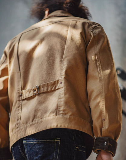 American Retro Western Ranch Maillard Heavy Canvas Men's Jacket - Harmony Gallery