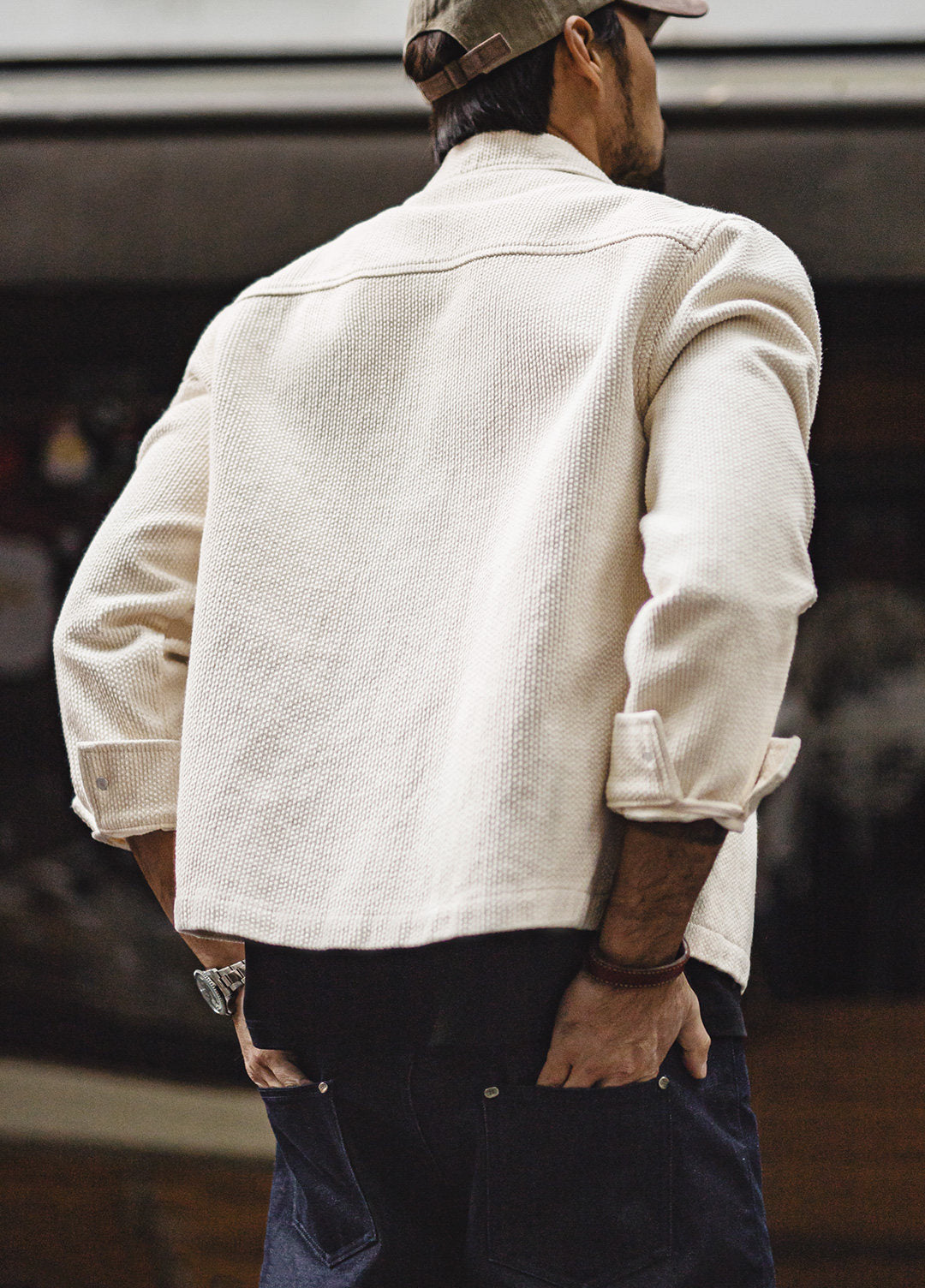 American White Daily With Turn-down Collar Heavyweight Men's Jacket