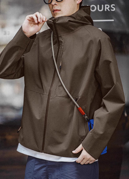 Mountaineering Outdoor Windproof Waterproof Hard Shell Hiking Men's Jacket - Harmony Gallery