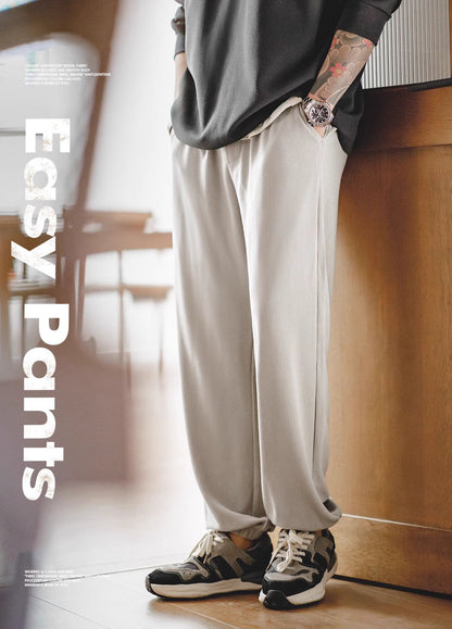 American Workwear Waffle Sweatpants Sports Drape Men's Trousers - Harmony Gallery