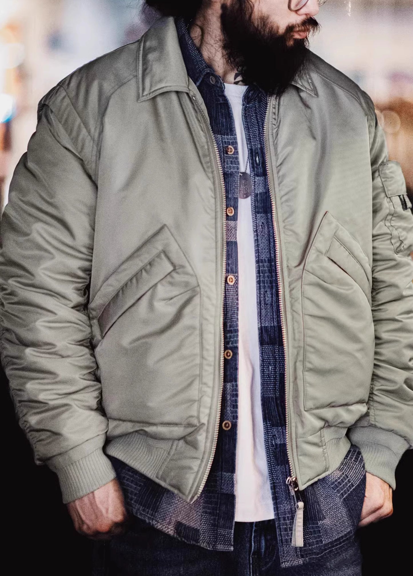 American Retro CWU-45P Pilot Cold-Proof Warm Thick Men's Jacket - Harmony Gallery