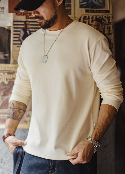 American Fleece-Lined Warm Top Layered Underneath Anti-static Men's Sweater - Harmony Gallery