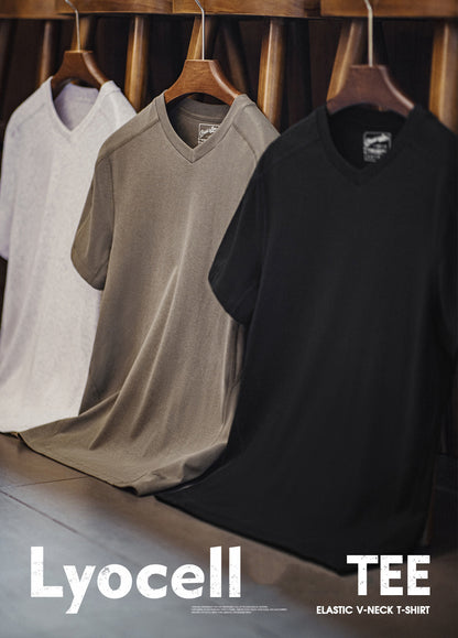 American Lyocell Cool Quick-Drying Fitness Clothes Slim Men's T-Shirt - Harmony Gallery