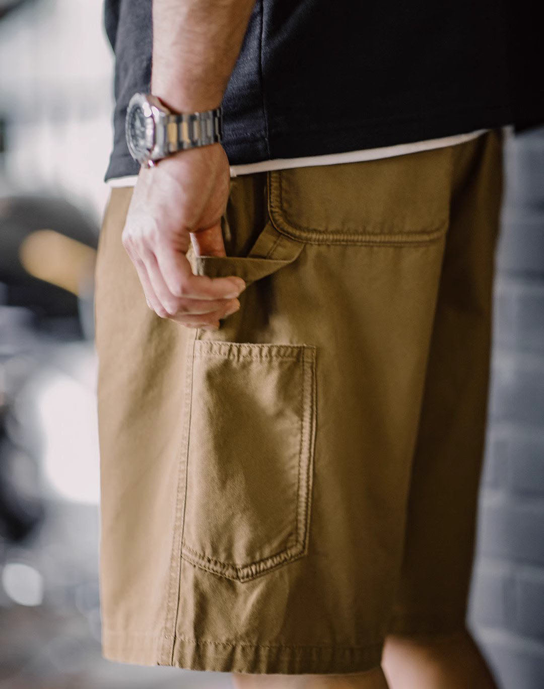 American Retro Old Lumberjack Multi-Pocket Cotton Quarte Men's Shorts - Harmony Gallery