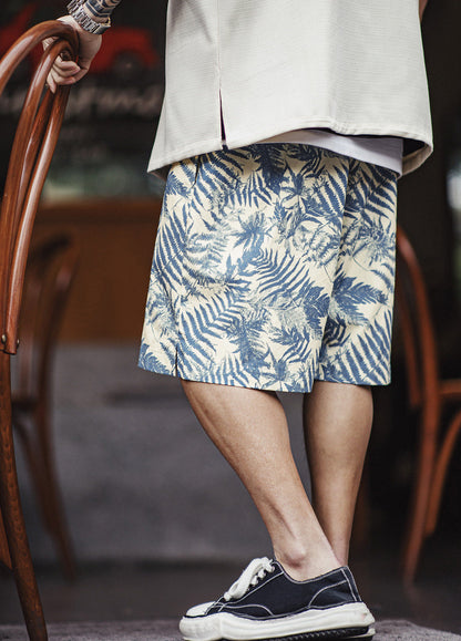 American Printed Beach Loose Fitting Lightweight Perfect Men's Shorts