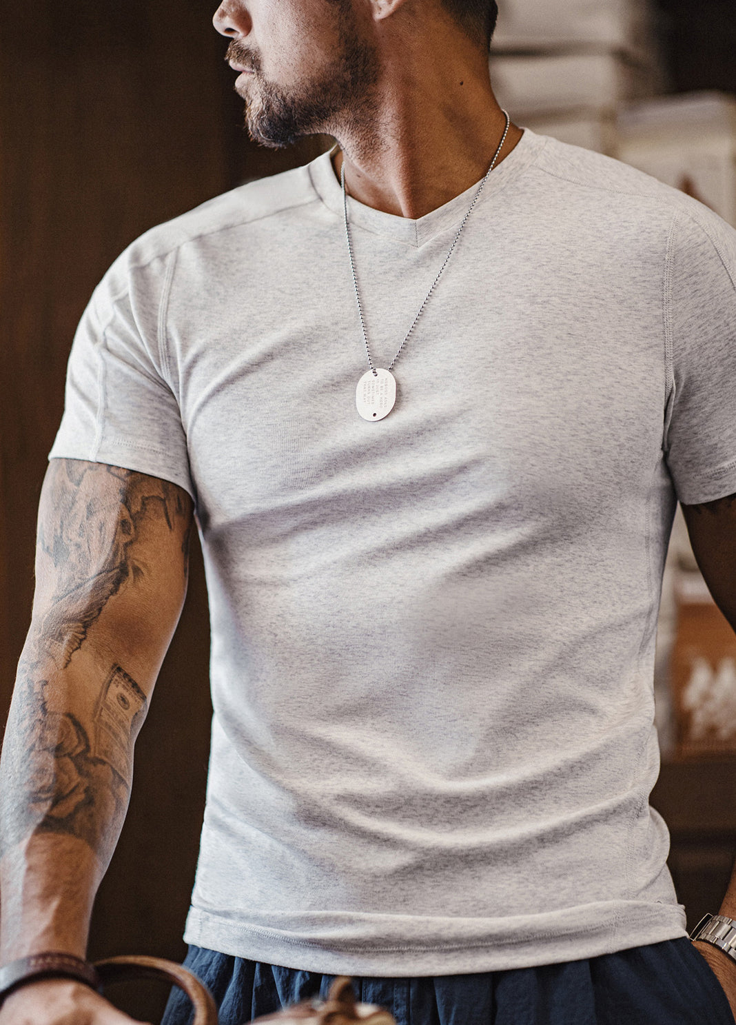 American Lyocell Cool Quick-Drying Fitness Clothes Slim Men's T-Shirt - Harmony Gallery