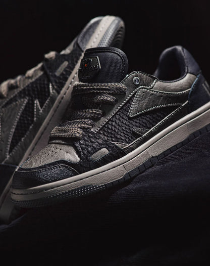 American Black Mamba Snake Low-Top Non-Slip Flat-Soled Men's Casual Shoes - Harmony Gallery