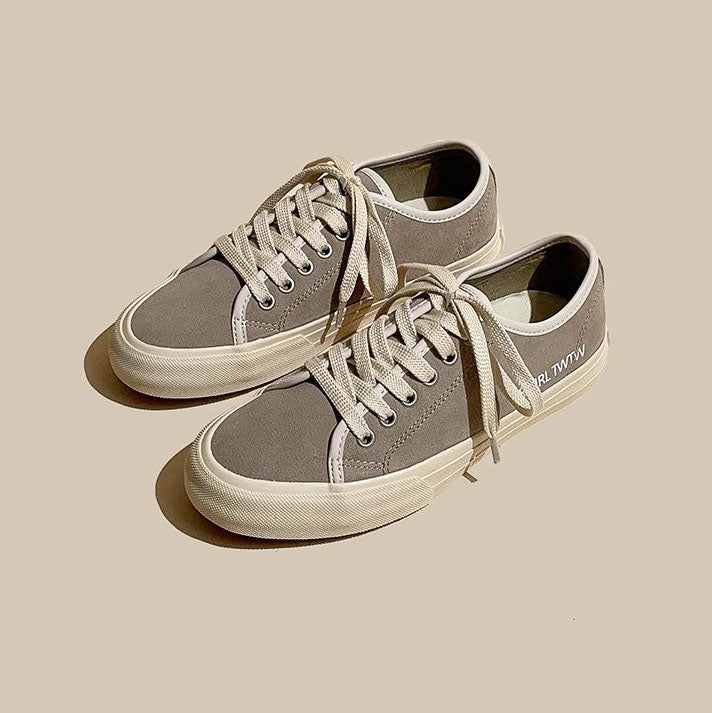 Matte Leather Authentic Flat Bottom Simple Women's Shoes - Harmony Gallery