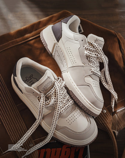 American Retro thick-soled Deconstructed Low-Top Breathable Men's Casual Shoes - Harmony Gallery