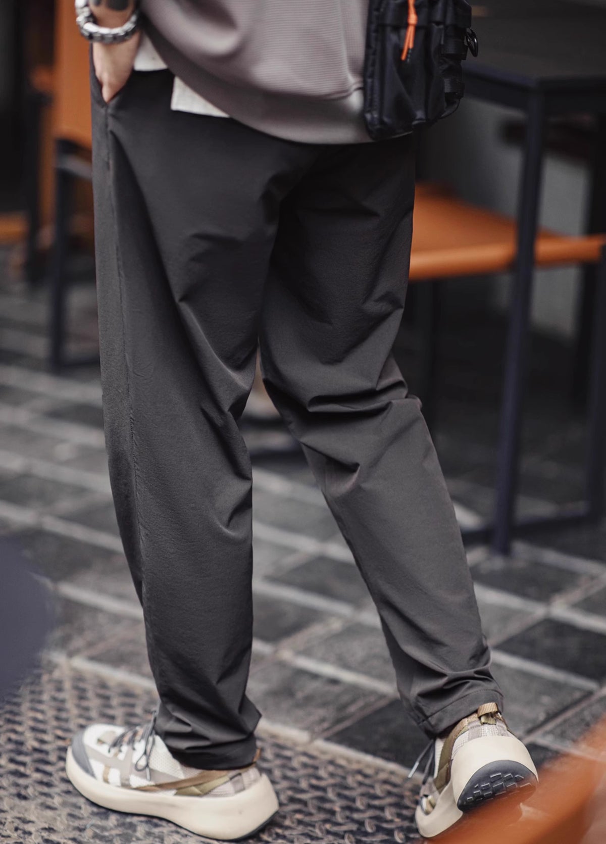 American Workwear Stretch Clean Fit Anti-Wrinkle Men's Trousers - Harmony Gallery