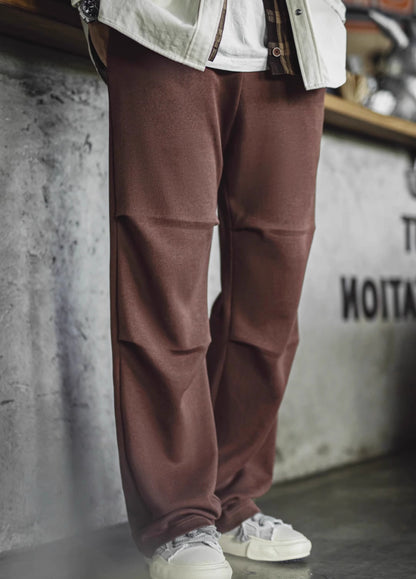 American Retro Double Pleated Drape Paratrooper Sweatpants Men's Trousers - Harmony Gallery