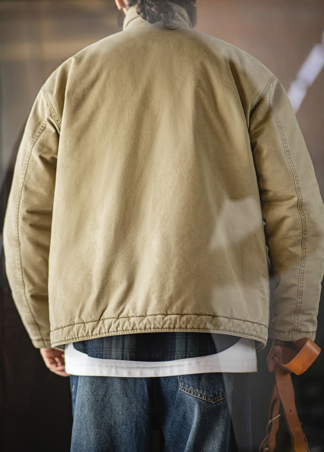 American Retro N1 Deck Suit Thickened Warm Cotton Short Quilted Men's Jacket - Harmony Gallery