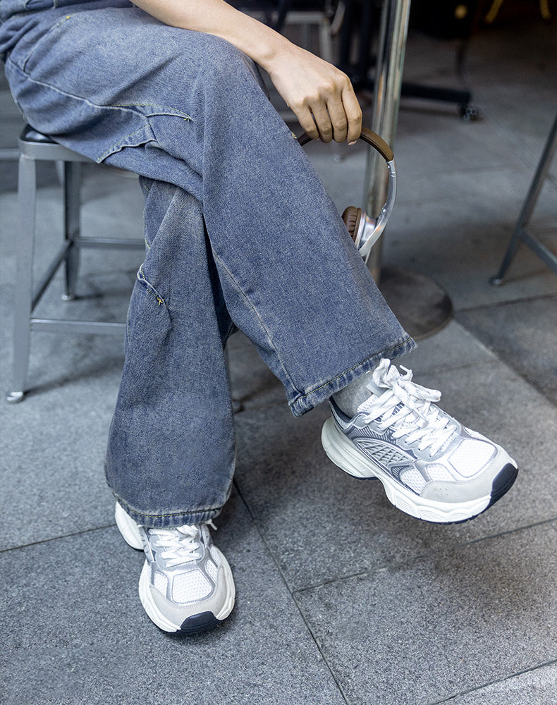 Jogging Retro Breathable Height-Enhancing Unisex Sports Shoes - Harmony Gallery