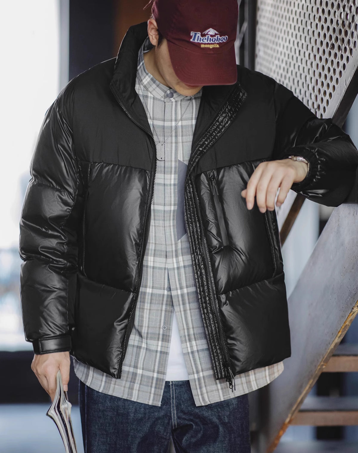 American Black Warrior Down White Duck Thickened Cold-Proof Men's Jacket - Harmony Gallery