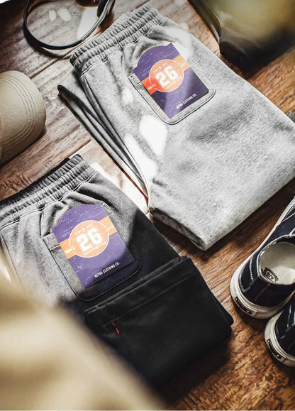 American Jogger Sweatpants Heavyweight Straight-Leg Sports Men's Trousers