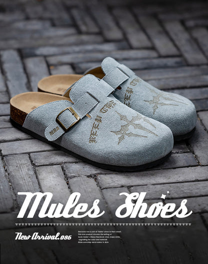 Mules Sharp Punk Birkenstocks European Style Slippers Men's Sandal - Harmony Gallery