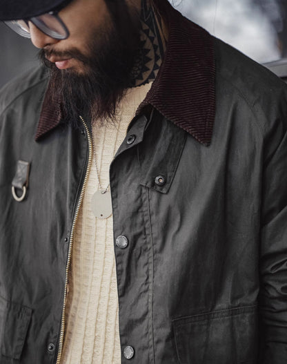 American Retro Spey Wax Fishing Distressed Outdoor Men's Jacket - Harmony Gallery
