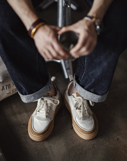 Retro Breathable Skateboard Heightening All-Match Men's Casual Shoes - Harmony Gallery