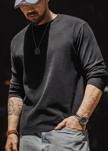 American Fleece-Lined Warm Top Layered Underneath Anti-static Men's Sweater - Harmony Gallery