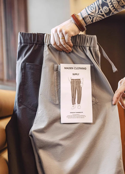 American Casual Outdoor Functional Tapered Elastic Waist Men's Trousers - Harmony Gallery
