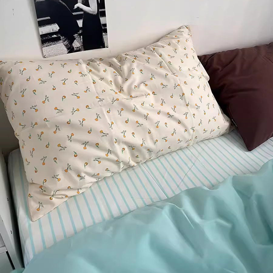 Mix And Match Skin-Friendly Pure Cotton Four-Piece Washed Bed Set - Harmony Gallery