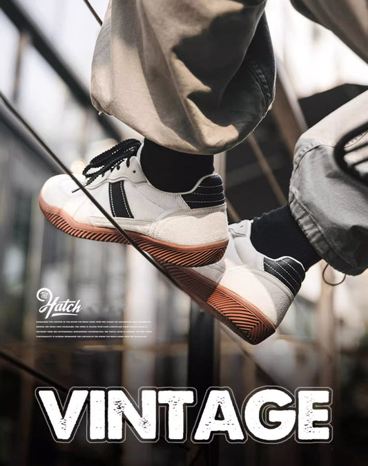 German Retro Flat Breathable Sports All-Match Wear-Resistant Men's Casual Shoes - Harmony Gallery