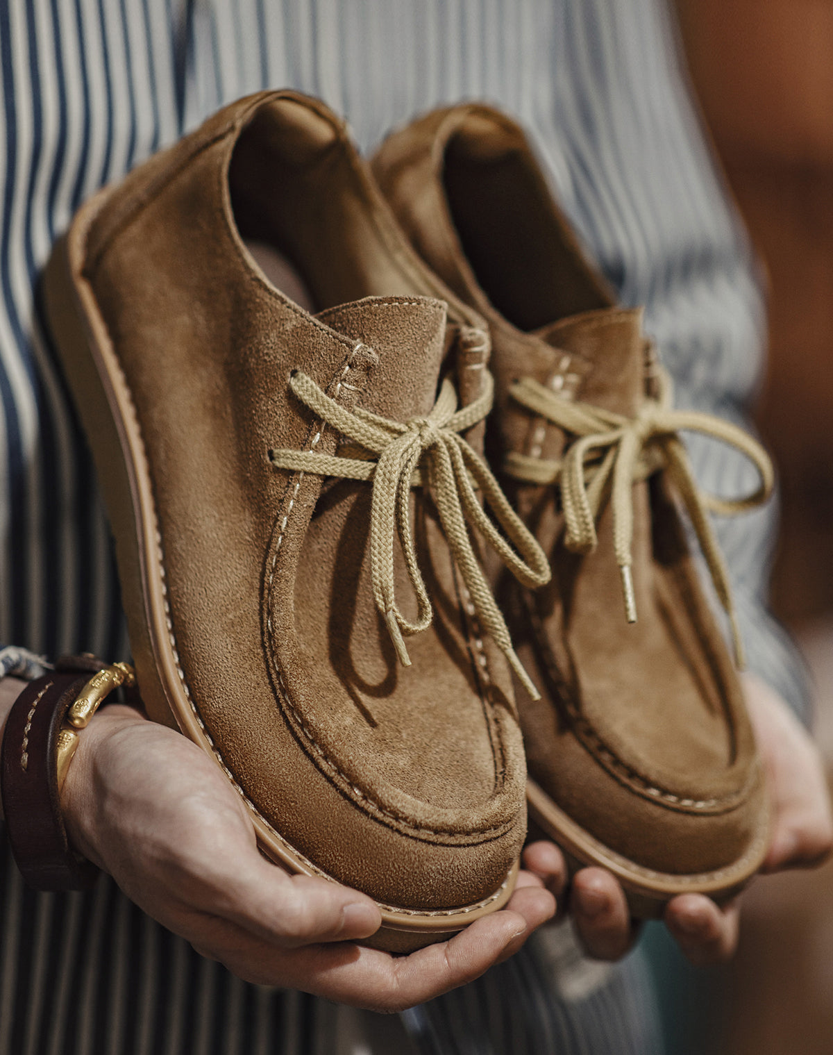 American Retro Moccasin Loafers Soft Sole Real Leather Men's Dress Shoes - Harmony Gallery