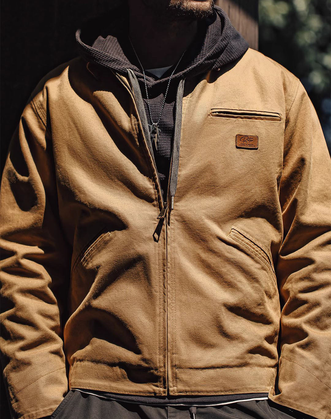 American Retro Detroit Hunting Heavy Canvas Men's Jacket - Harmony Gallery
