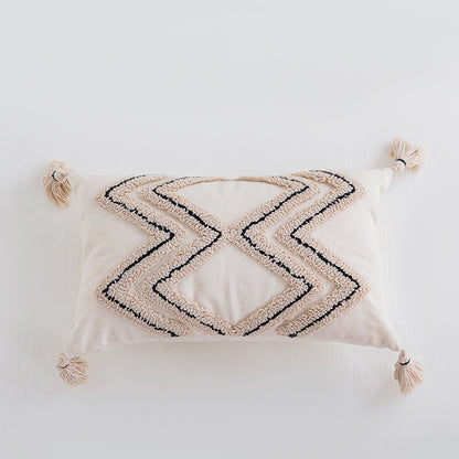 Starry Charm Boho Tasseled Accent Throw Pillows - Harmony Gallery
