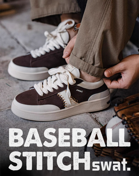 American Retro Baseball Flat Thick Bottom Heightening Men's Casual Shoes - Harmony Gallery