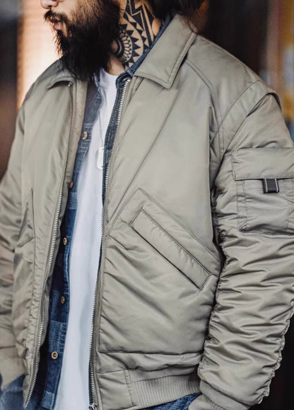 American Retro CWU-45P Pilot Cold-Proof Warm Thick Men's Jacket - Harmony Gallery