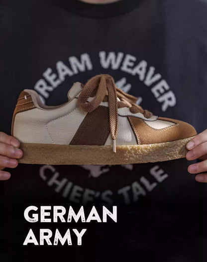 German Army Retro Sports Thick Bottom Height Flat Men's Casual Shoes - Harmony Gallery