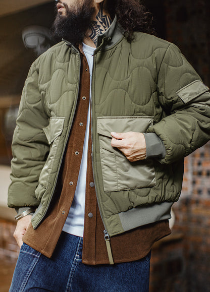 American Retro M51 Military With Large Pockets Warm Cotton-Padded Men's Jacket - Harmony Gallery