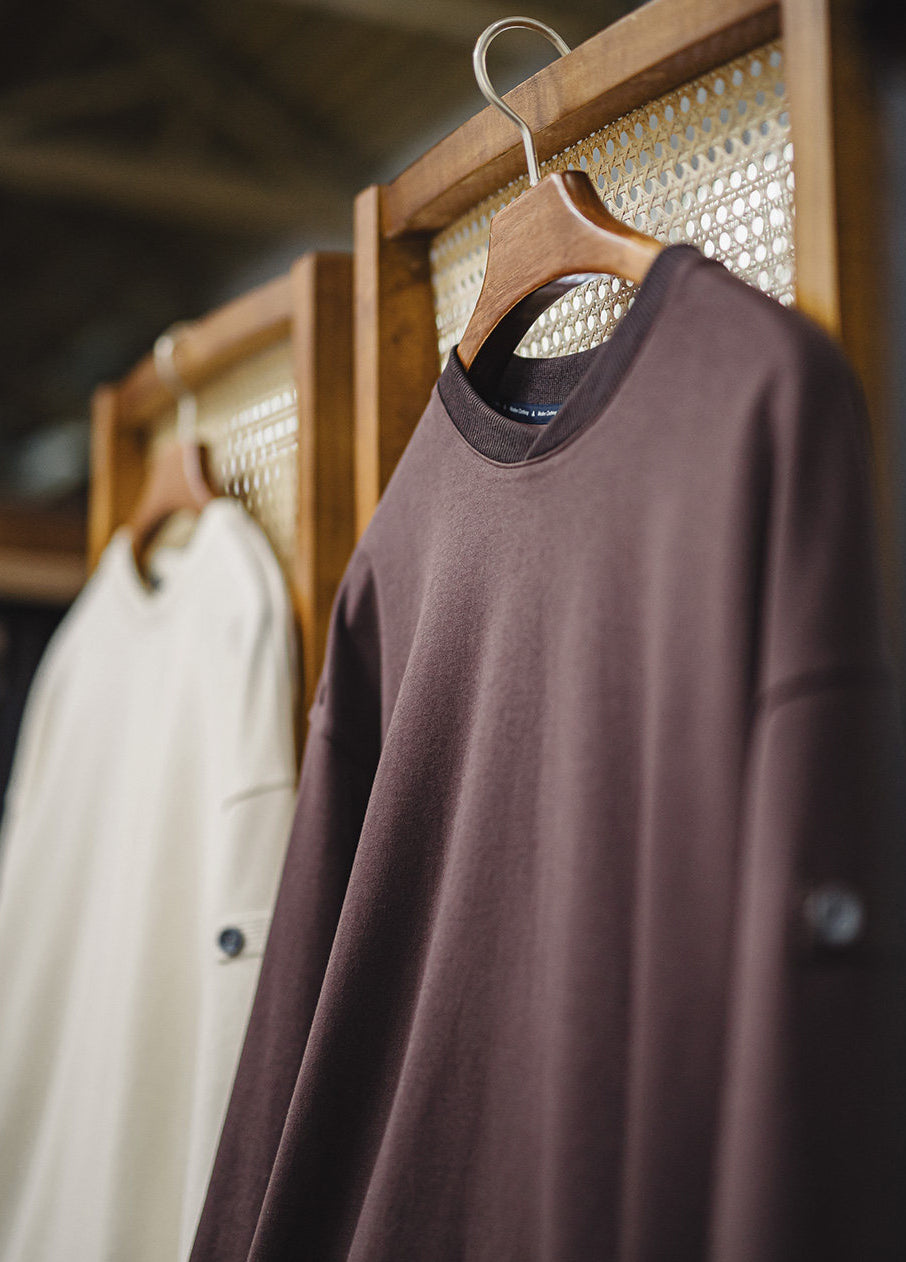 American Vintage Cotton Loose Comfortable High-Quality Men's Sweater
