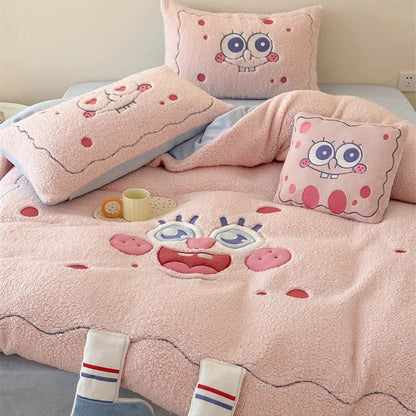 SpongeBob SquarePants Washed Four-Piece Pure Cotton Bed Set - Harmony Gallery