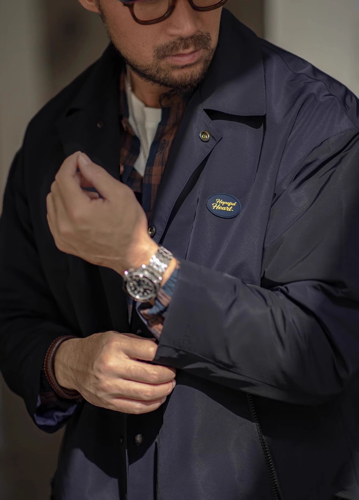 American Retro Teflon Three-Proof Lapel Windbreaker Men's Jacket - Harmony Gallery