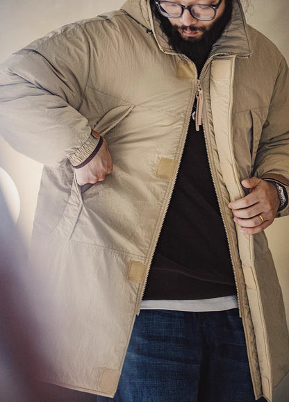 American Retro PCU Cotton Textured Overcoat Thick Men's Jacket - Harmony Gallery