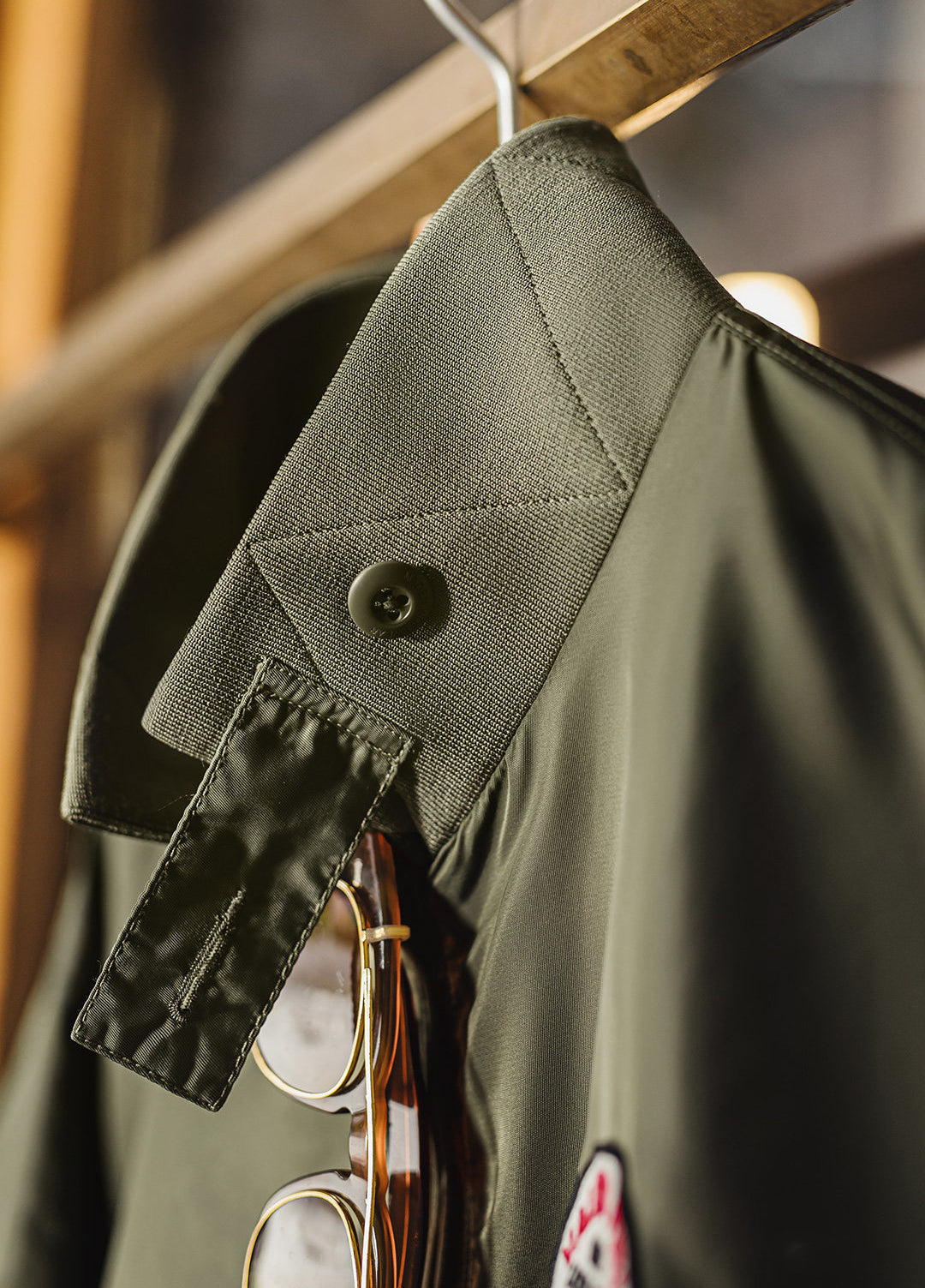 American Retro G8WEP Flight Short Standing Leading Thin Military Men's Jacket - Harmony Gallery