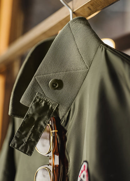 American Retro G8WEP Flight Short Standing Leading Thin Military Men's Jacket - Harmony Gallery
